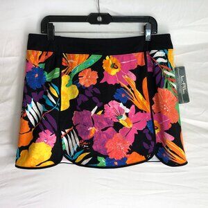 NEW Lauren Ralph Lauren Women's Large Floral Skort Golf Tennis Pickleball NWT